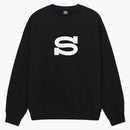 Stussy Letterman Crew Black