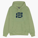 Stussy Letterman Hoodie Moss