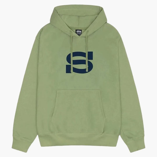 Stussy Letterman Hoodie Moss