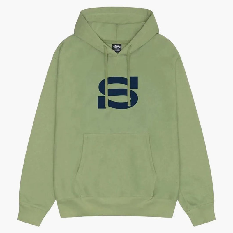 Stussy Letterman Hoodie Moss
