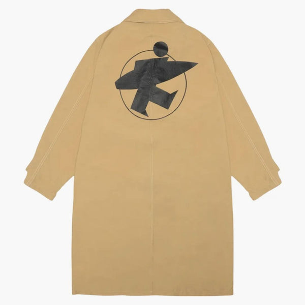 Stussy Lightweight Surfman Trench Coat Khaki