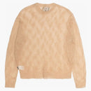 Stussy Loose Knit Cross Cable Sweater Sand