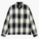 Stussy Loose Weave Plaid Shirt Grey