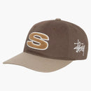 Stussy Low Pro Chenille S Strapback Hat Brown