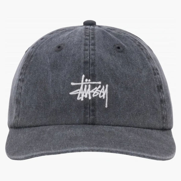 Stussy Low Profil Základní umyté uhlí uhlí