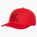 Stussy Low Profile Bent Crown Snapback Red