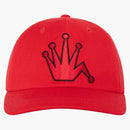 Stussy Low Profile Bent Crown Snapback Red