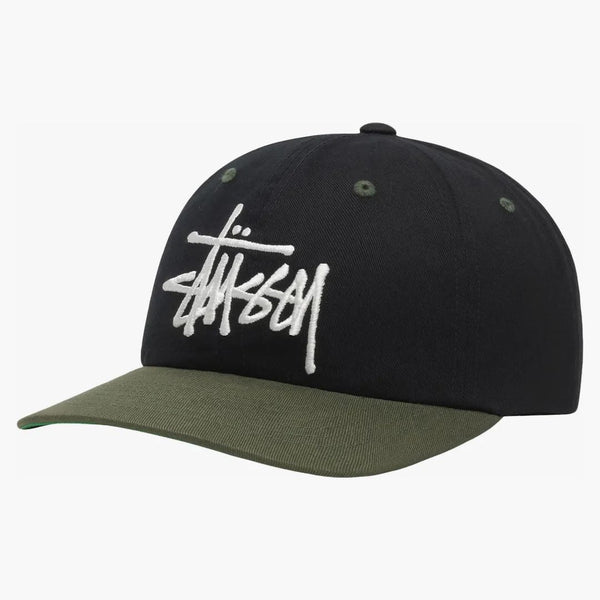 Stussy Low Profil Big Basic Snapback Black