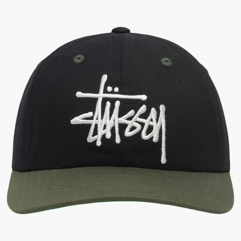 Stussy Low Profil Big Basic Snapback Black