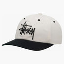 Stussy Low Profilo Big Basic Basic Snapback Bone