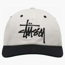 Stussy Low Profilo Big Basic Basic Snapback Bone