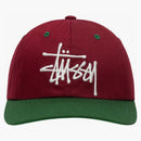 Stussy Low Profilo Big Basic Basic Snapback Mauve