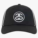 Stussy Low Profile Contrast Piping Snapback Black