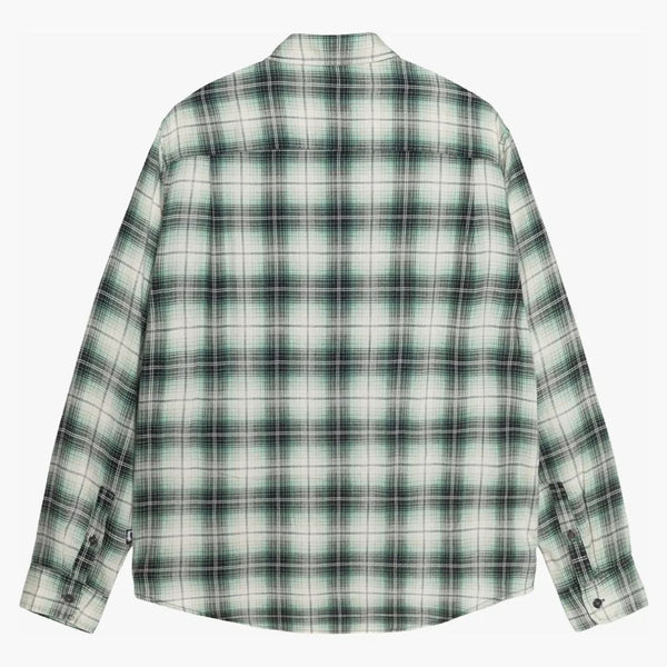 Stussy Matthew tištěná kostkovaná košile zelená