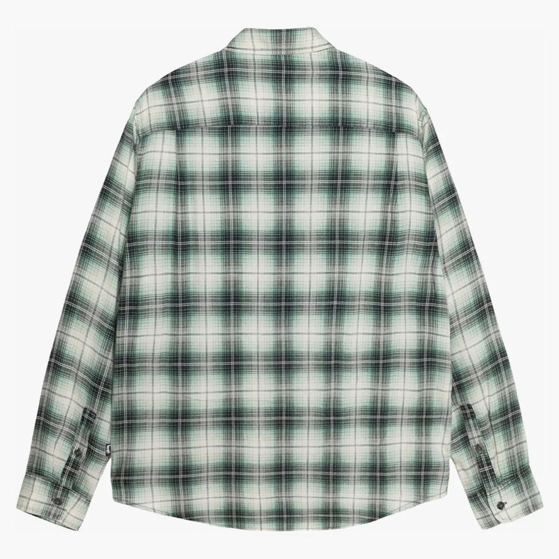 Stussy Matthew tištěná kostkovaná košile zelená