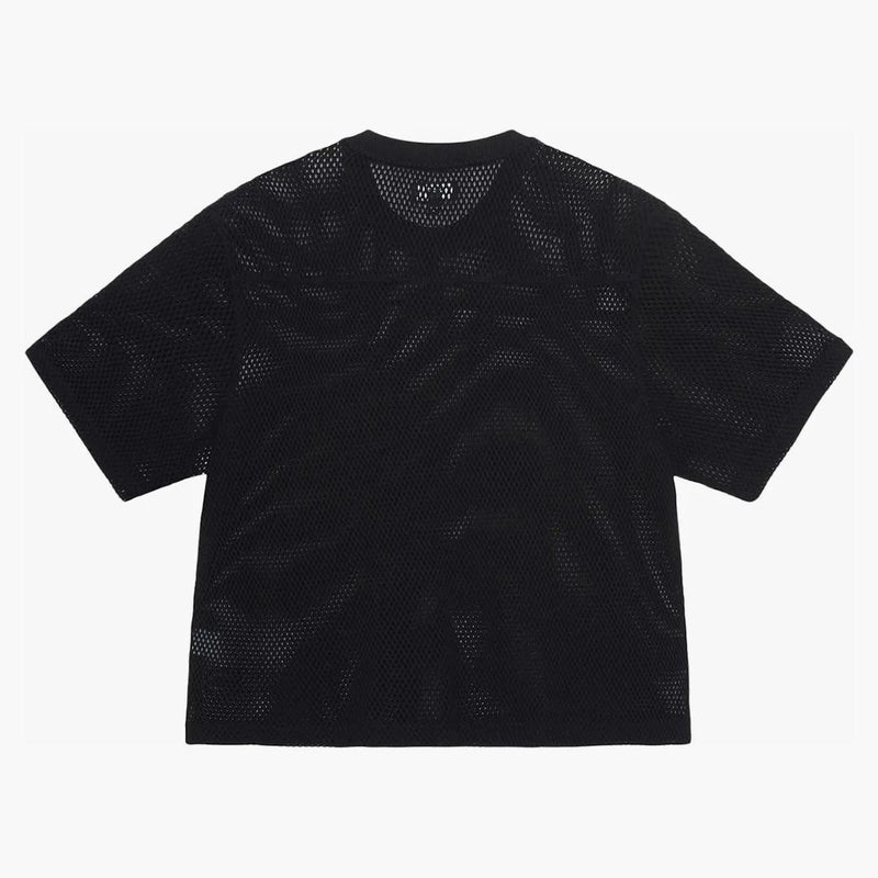 Stussy Mesh Jersey Crew Black