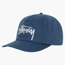 Stussy Mid-Desh Big Stock Snapback (SS25) Deep Blue