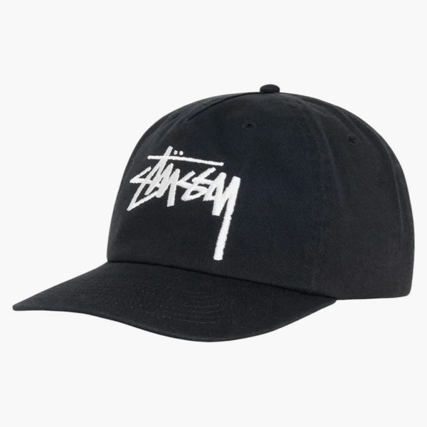 Stussy Mid-Desh Big Stock Snapback (SS25) Shadow Black