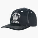 Stussy Mid-depth International Crown Strapback Black