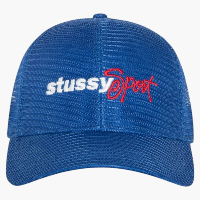 Stussy Mid-depth Sport Mesh Snapback Blue