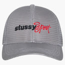 Stussy Mid-depth Sport Mesh Snapback Grey