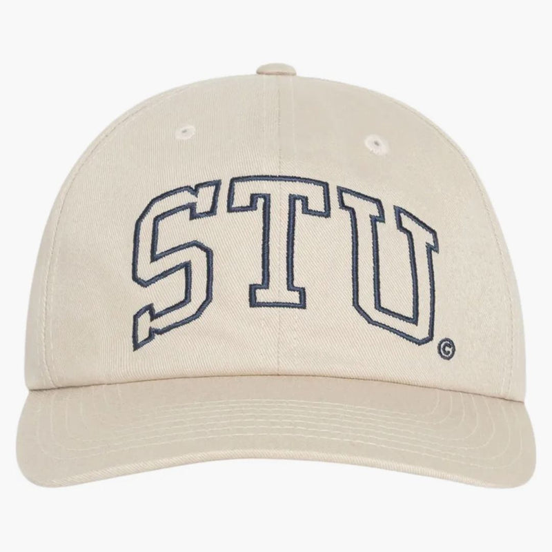 Stussy Mid-depth Stu Arch Strapback Natural