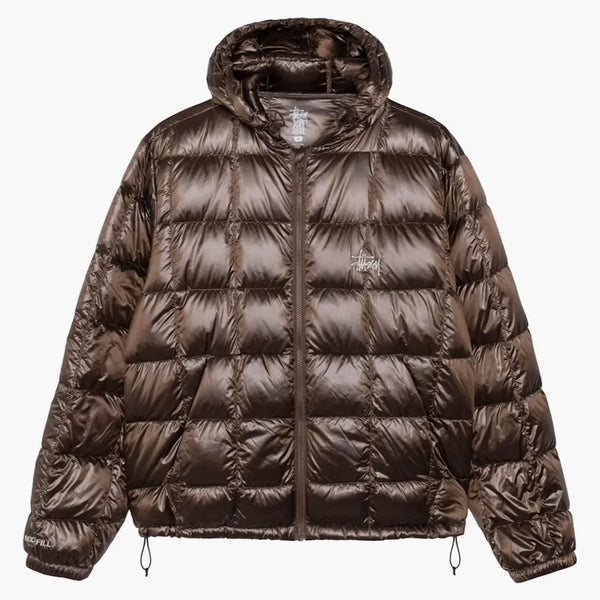 Stussy Midweight Hooded Puffer Brown