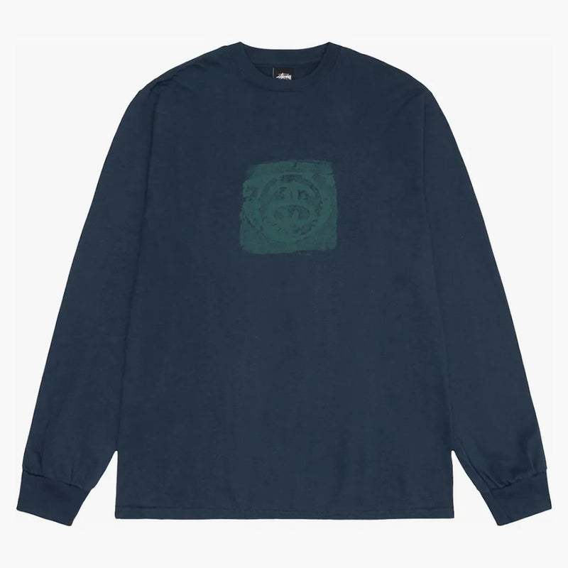 Stussy Mono L/S Tea Navy