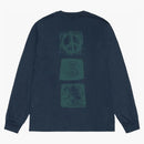 Stussy Mono L/s Tee Navy
