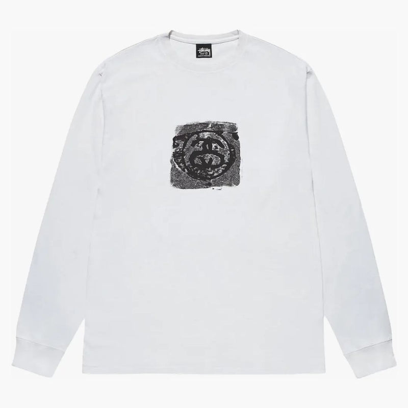 Stussy Mono L/S Tea White White