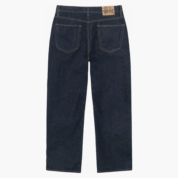 Stussy nový klasický džínovina Jean propláchl indigo