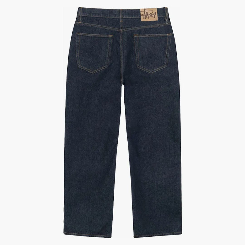 Stussy nový klasický džínovina Jean propláchl indigo