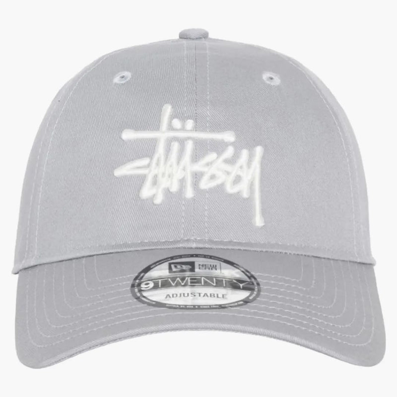 Stussy New Era 9twenty základní popruhback šedá