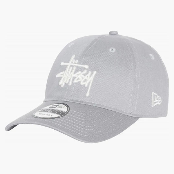 Stussy New Era 9twenty základní popruhback šedá