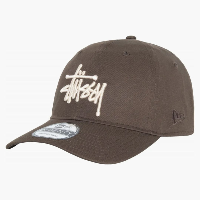 Stussy New Era 9twenty základní popruhback ořech