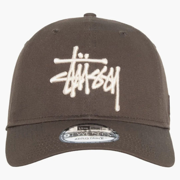 Stussy New Era 9twenty základní popruhback ořech