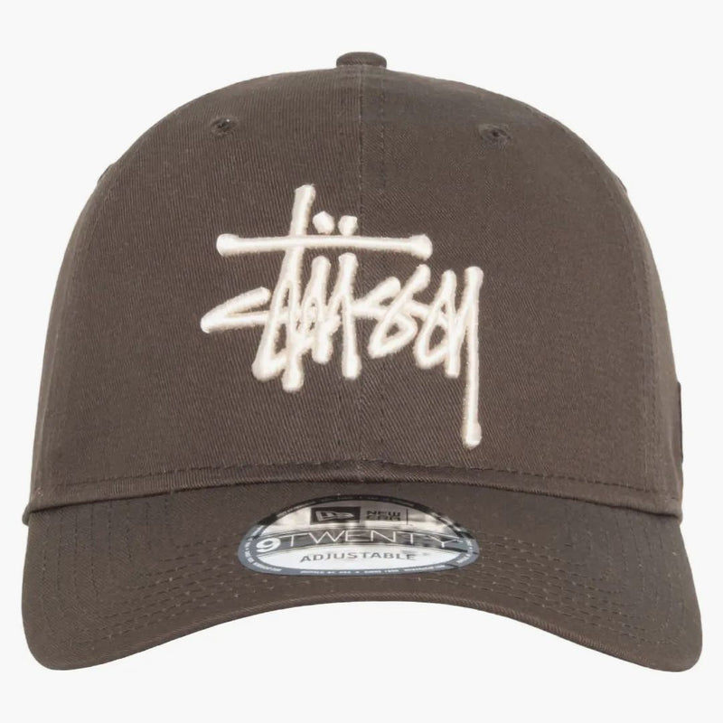 Stussy New Era 9twenty základní popruhback ořech