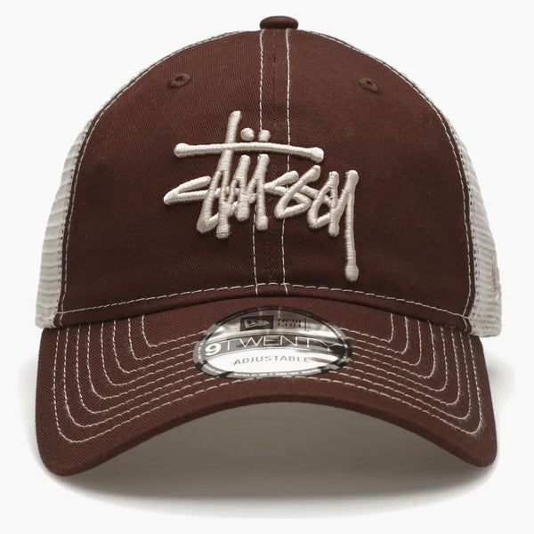 Stussy New Era 9twenty Basic Trucker Brown