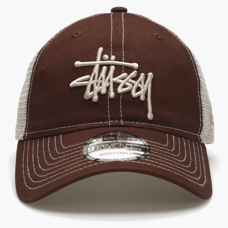 Stussy New Era 9twenty Basic Trucker Brown
