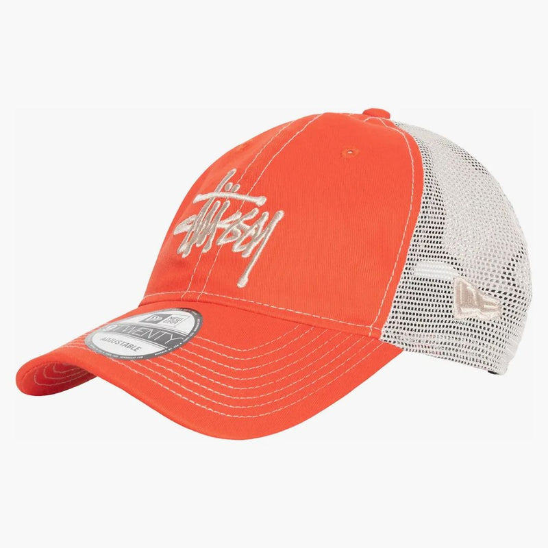 Stussy New Era 9twenty Basic Trucker Orange