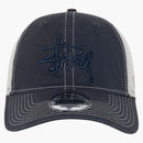Stussy New Era 9twenty Tonal Basic Trucker Cap Deep Navy