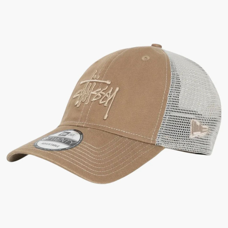 Stussy New Era 9twenty Tonal Basic Trucker Khaki