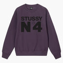 Stussy No.4 Crew Grape