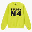 Stussy No.4 Crewneck Keylime