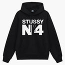 Stussy No.4 Hoodie Black