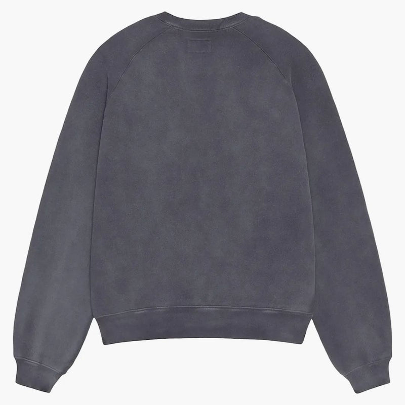 Posádka Stussy Oversity Raglan Washed Black