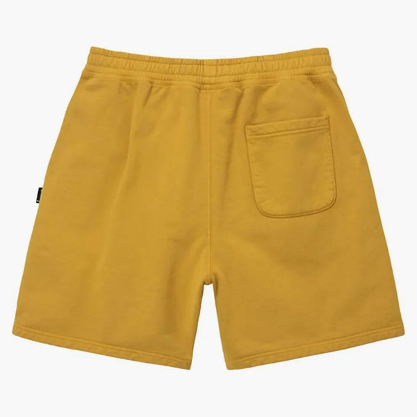 Stussy Pigment obarvená fleece krátké zlato