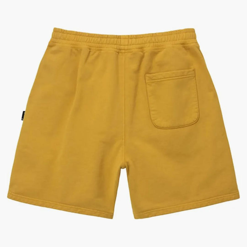 Stussy Pigment obarvená fleece krátké zlato