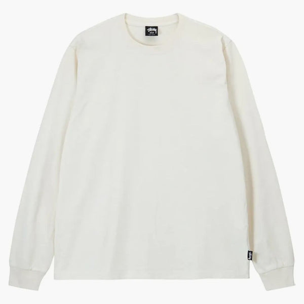 Stussy Pigment Dyed L/S Crew Natural