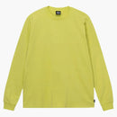 Stussy Pigment Dyed Long-sleeve Crew Top Yellow
